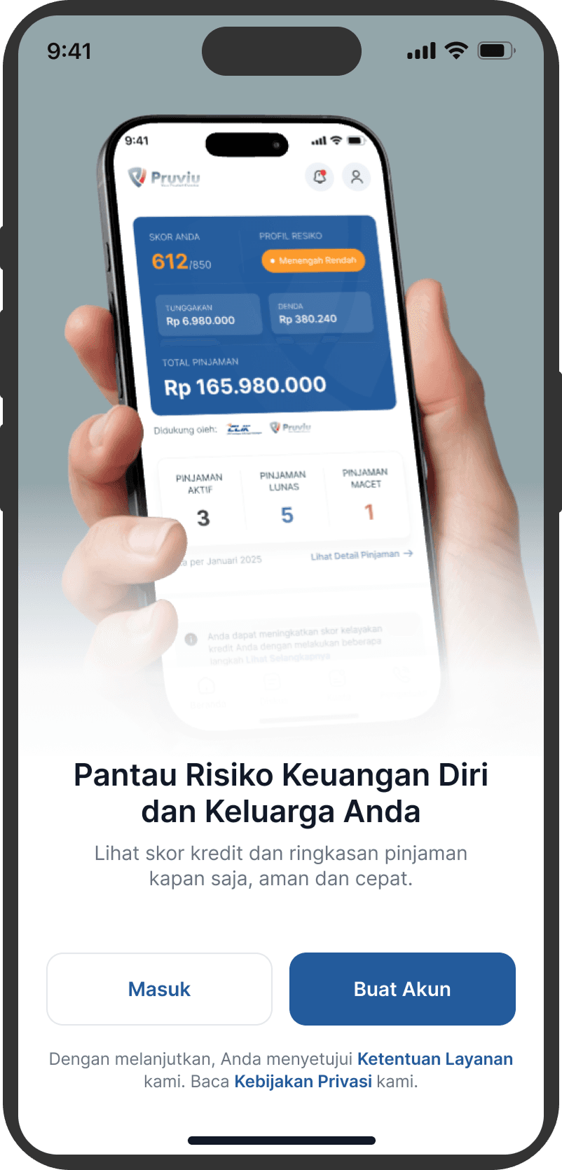 Pruviu Mobile Onboarding